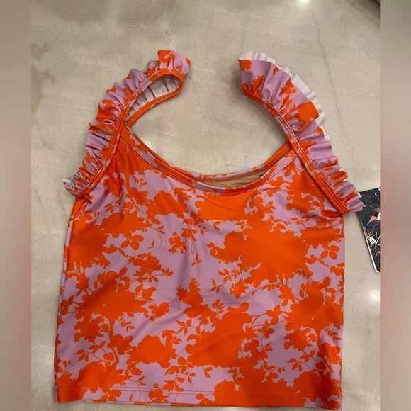 Kortni Jeane Flutter Swim Top - Picture 1 of 3